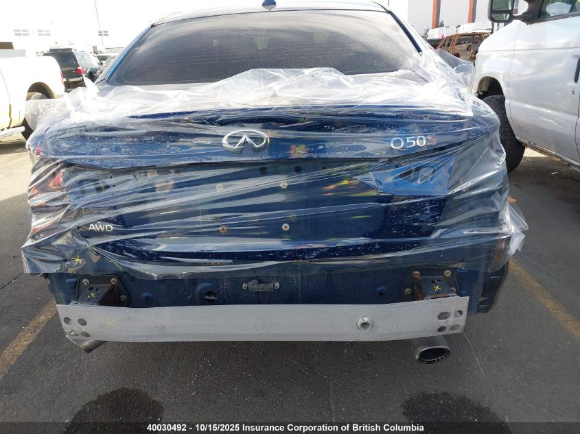 2018 Infiniti Q50 Red Sport 400 VIN: JN1FV7AR8JM480397 Lot: 40030492