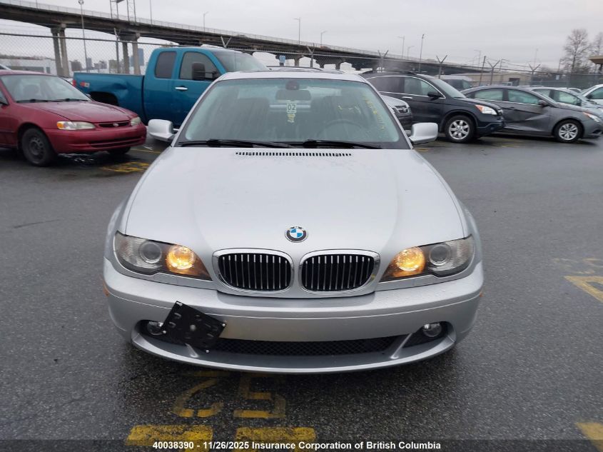 2004 BMW 325Ci VIN: WBABD33474PL01209 Lot: 40038390