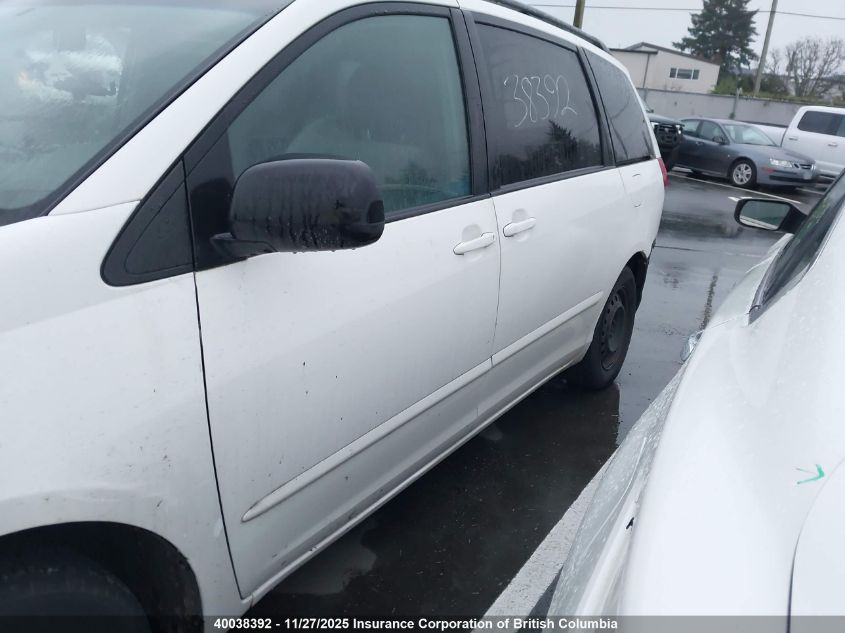 2008 Toyota Sienna Ce/Le VIN: 5TDZK23CX8S126748 Lot: 40038392