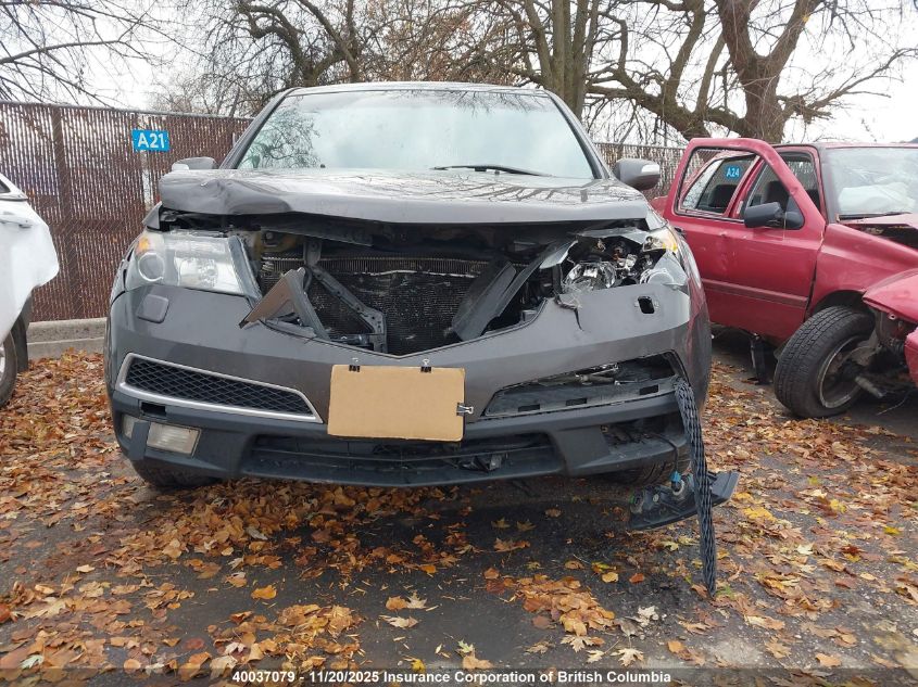 2012 Acura Mdx Advance VIN: 2HNYD2H66CH003328 Lot: 40037079
