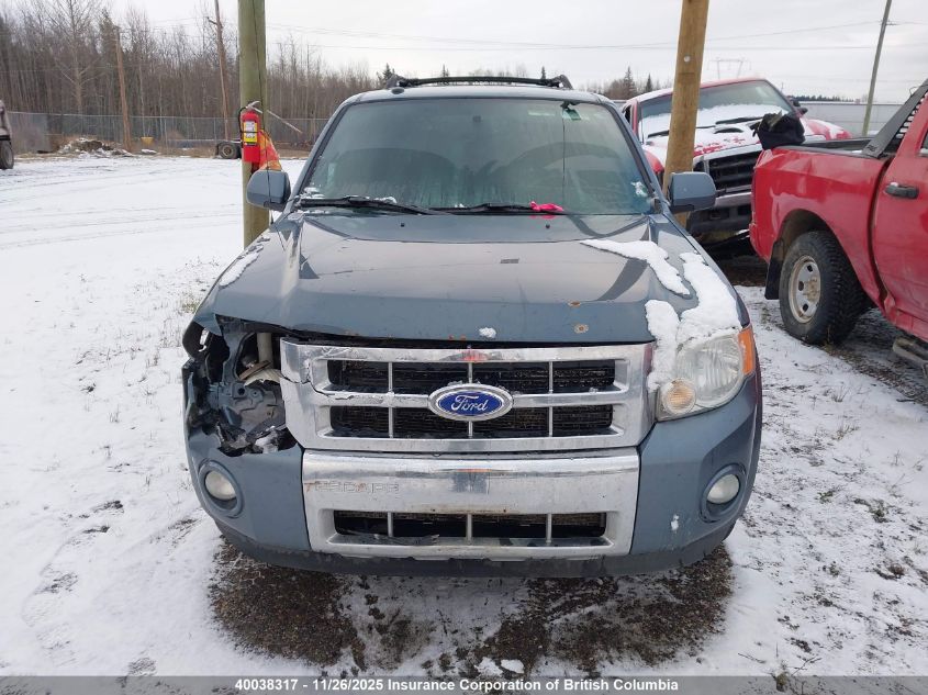 2011 Ford Escape Limited VIN: 1FMCU9EG3BKC14172 Lot: 40038317