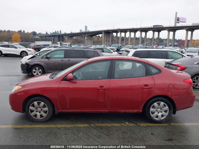 2009 Hyundai Elantra Gls/Se VIN: KMHDU45D29U771943 Lot: 40038418