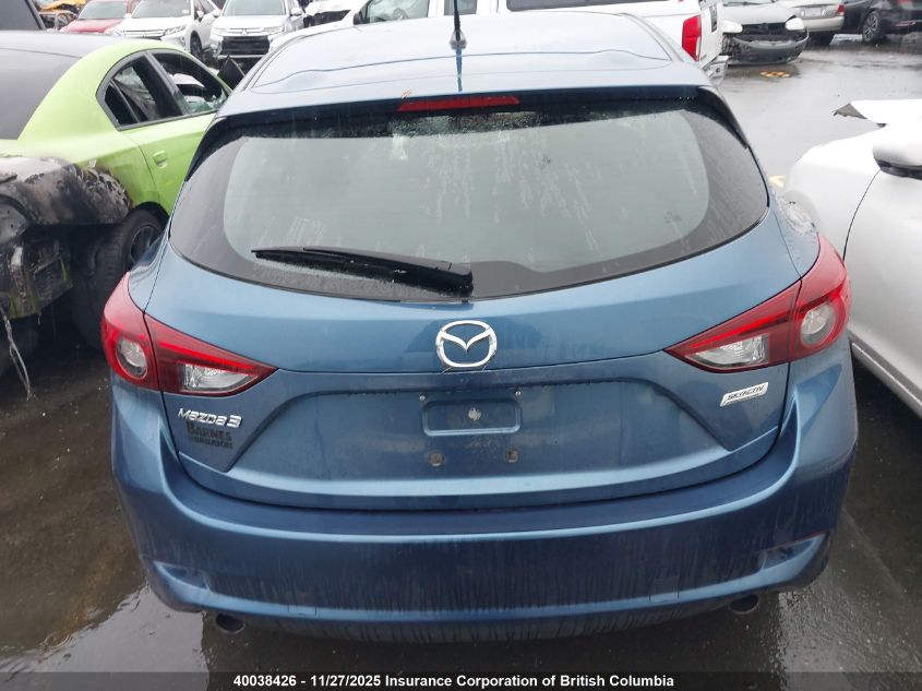 2018 Mazda 3 Touring VIN: 3MZBN1L78JM233838 Lot: 40038426