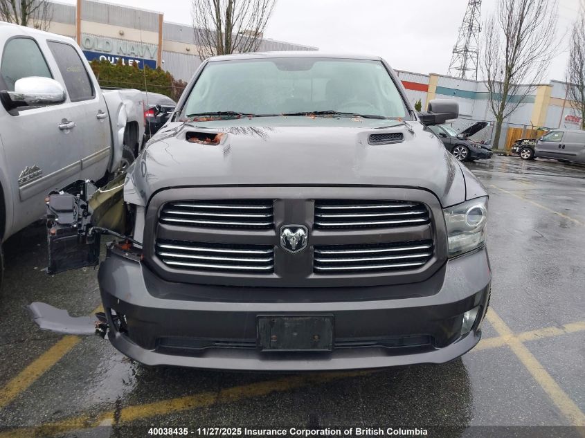 2016 Ram 1500 Sport VIN: 1C6RR7MT8GS281481 Lot: 40038435