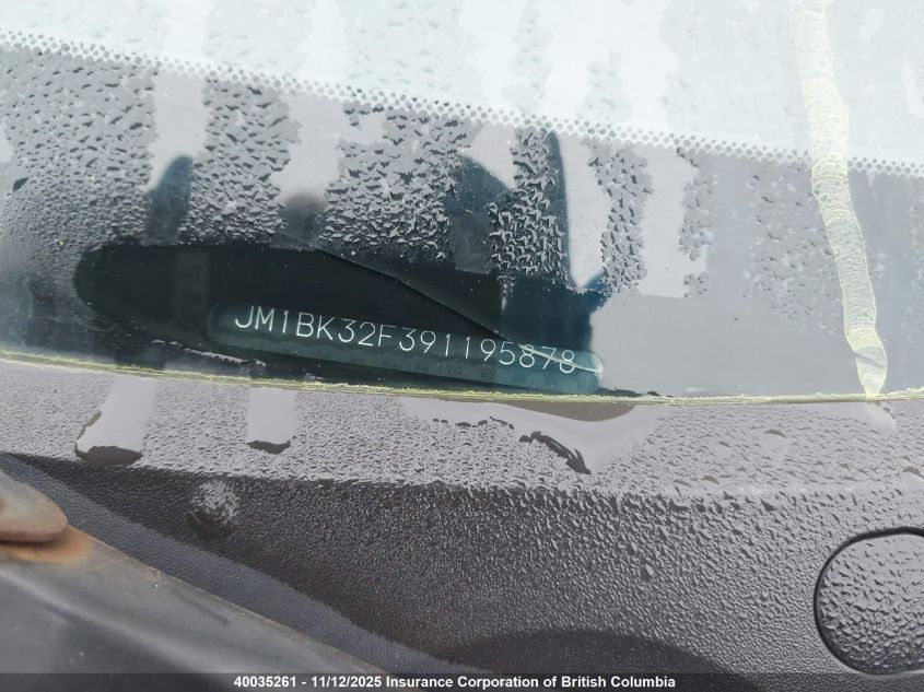 2009 Mazda 3 I VIN: JM1BK32F391195878 Lot: 40035261