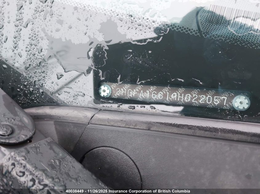 2009 Honda Civic VIN: 2HGFA16619H022057 Lot: 40038449