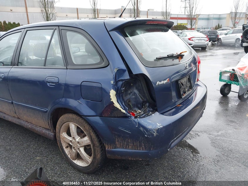 2003 Mazda Protege Pr5 VIN: JM1BJ245931188619 Lot: 40038453