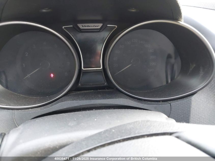 2013 Hyundai Veloster Turbo VIN: KMHTC6AE9DU098165 Lot: 40038471