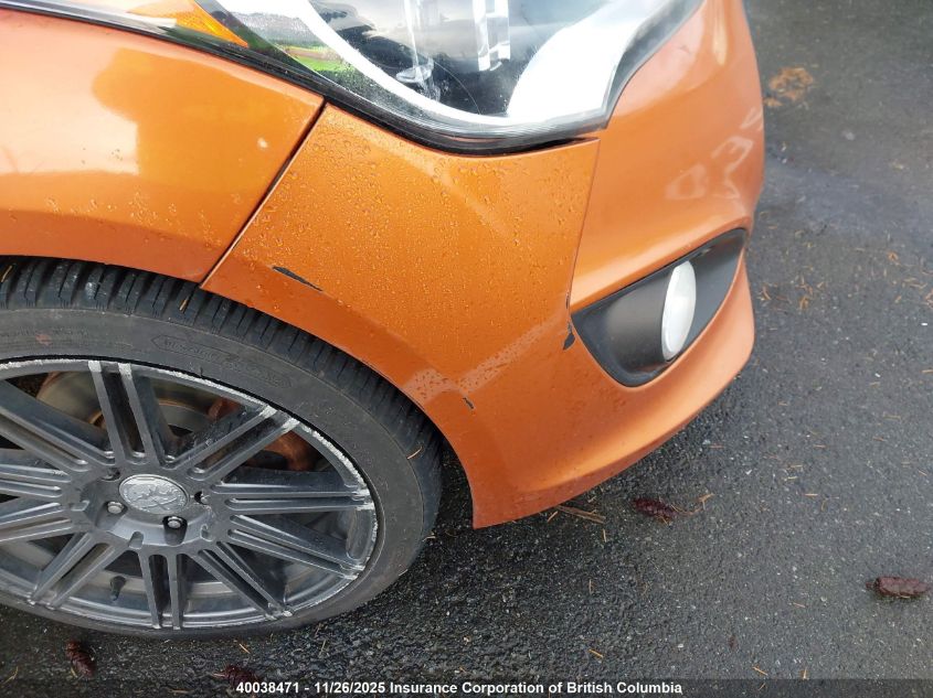 2013 Hyundai Veloster Turbo VIN: KMHTC6AE9DU098165 Lot: 40038471