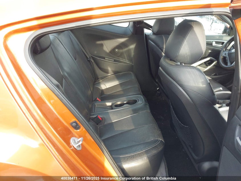 2013 Hyundai Veloster Turbo VIN: KMHTC6AE9DU098165 Lot: 40038471