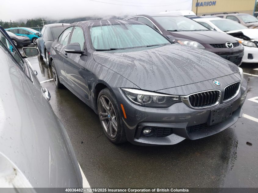 2018 BMW 430Xi Gran Coupe VIN: WBA4J3C57JBL04002 Lot: 40036482