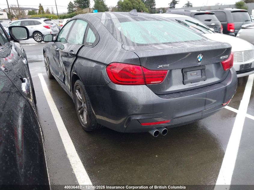 2018 BMW 430Xi Gran Coupe VIN: WBA4J3C57JBL04002 Lot: 40036482
