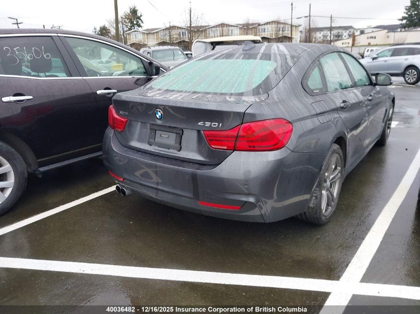 2018 BMW 430Xi Gran Coupe VIN: WBA4J3C57JBL04002 Lot: 40036482