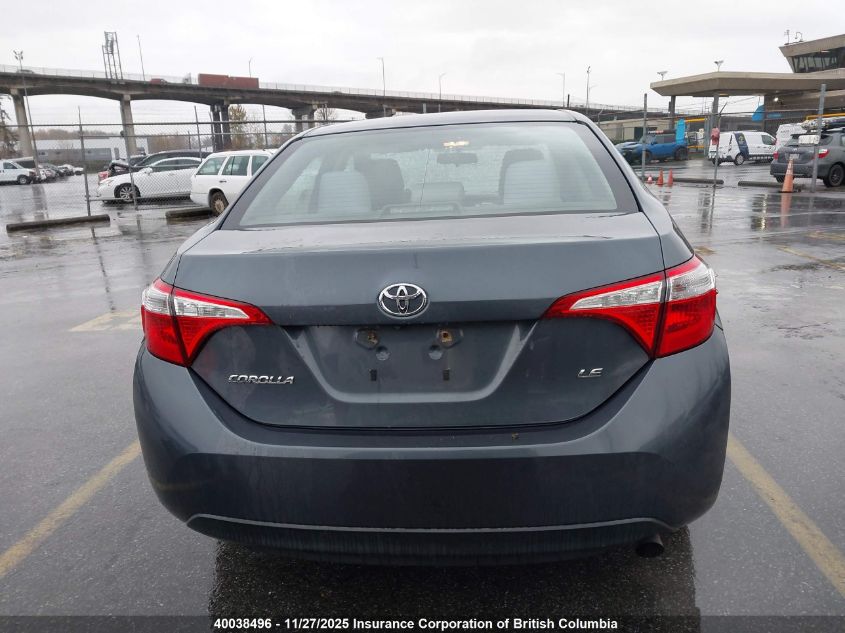 2014 Toyota Corolla L/Le/Le Pls/Prm/S/S Pls VIN: 2T1BURHE1EC131968 Lot: 40038496