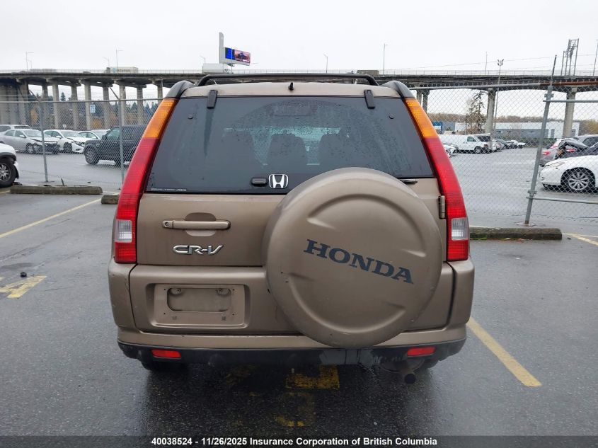 2002 Honda Cr-V VIN: JHLRD78922C806644 Lot: 40038524