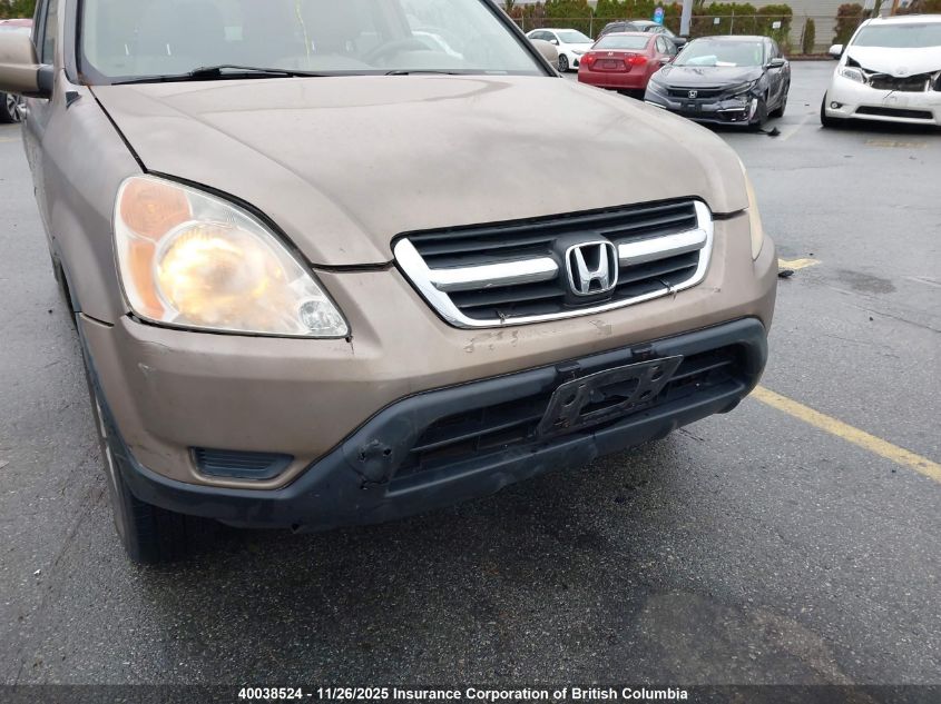 2002 Honda Cr-V VIN: JHLRD78922C806644 Lot: 40038524