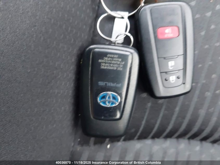 2016 Toyota Prius VIN: JTDKBRFU8G3017087 Lot: 40036870