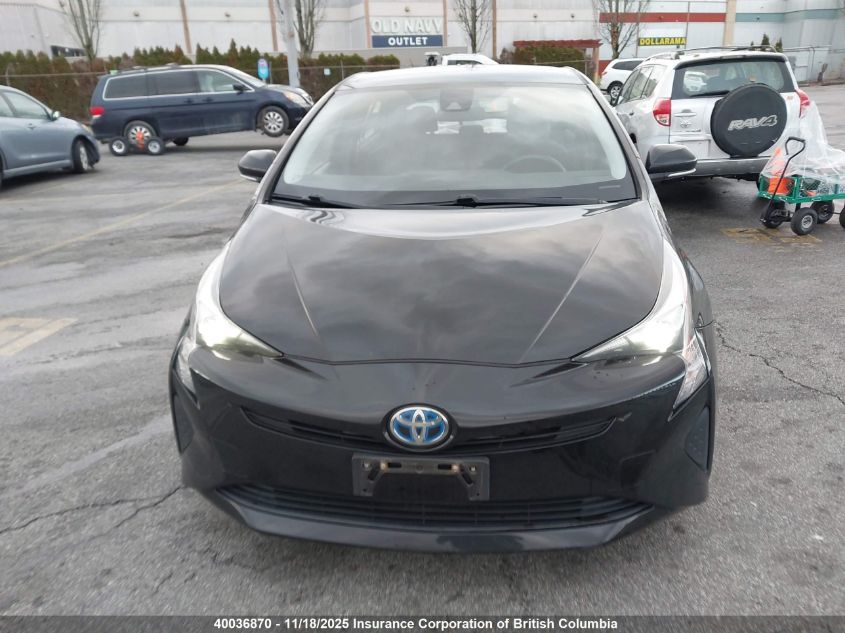 2016 Toyota Prius VIN: JTDKBRFU8G3017087 Lot: 40036870