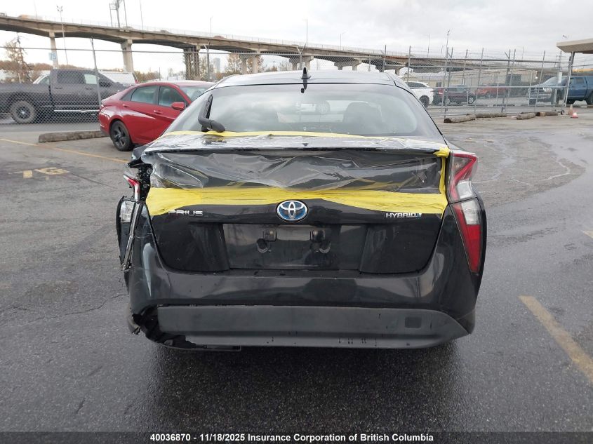 2016 Toyota Prius VIN: JTDKBRFU8G3017087 Lot: 40036870