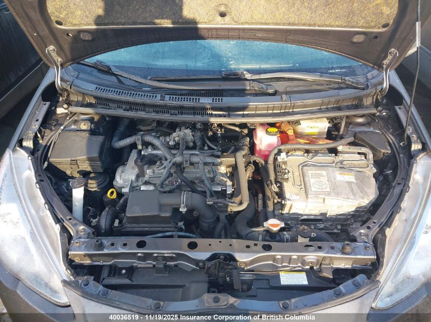 2016 Toyota Prius C VIN: JTDKDTB39G1131969 Lot: 40036519