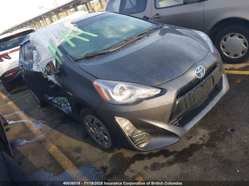 2016 Toyota Prius C VIN: JTDKDTB39G1131969 Lot: 40036519