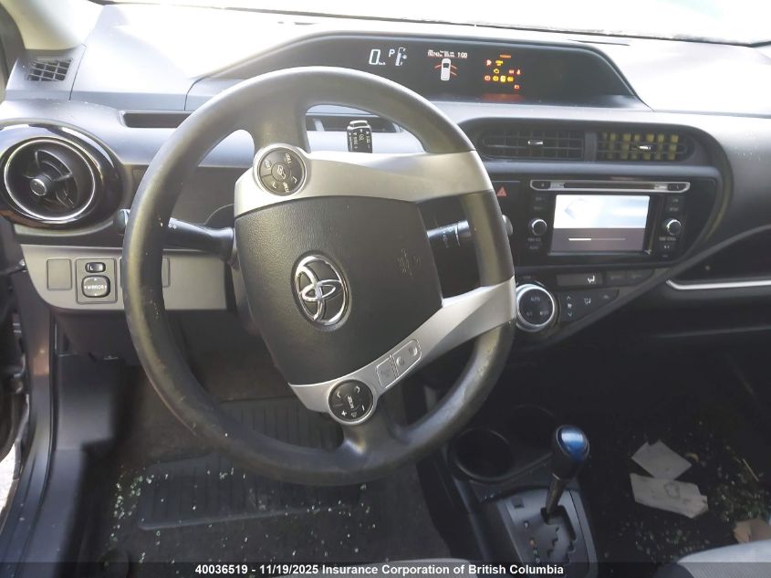 2016 Toyota Prius C VIN: JTDKDTB39G1131969 Lot: 40036519