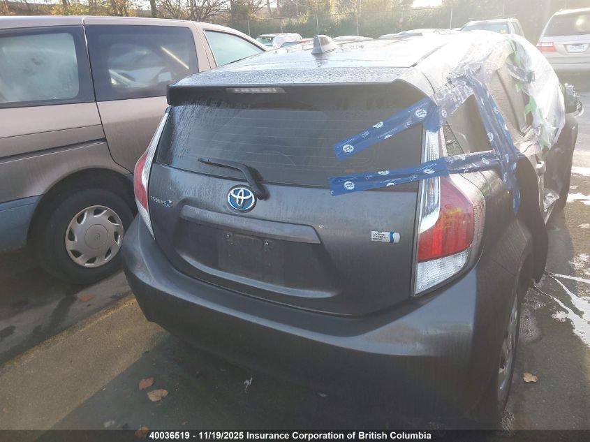 2016 Toyota Prius C VIN: JTDKDTB39G1131969 Lot: 40036519