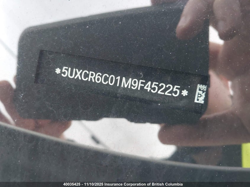 2021 BMW X5 xDrive40I VIN: 5UXCR6C01M9F45225 Lot: 40035425