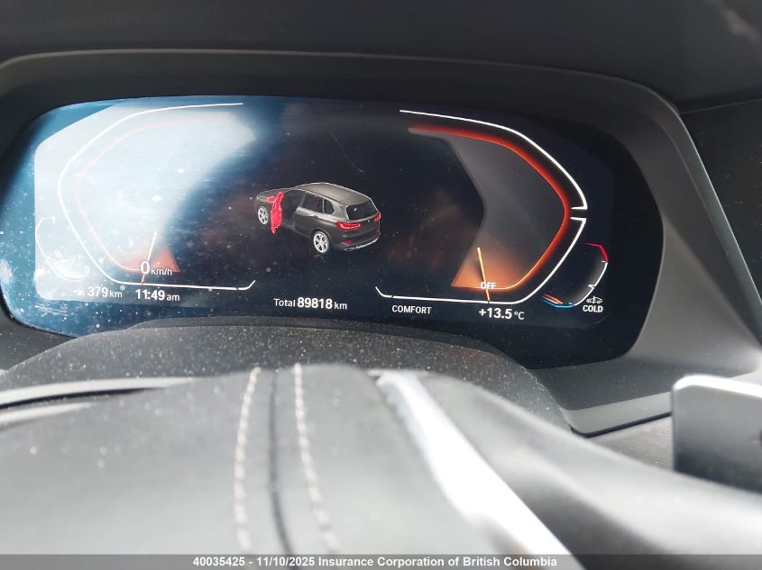 2021 BMW X5 xDrive40I VIN: 5UXCR6C01M9F45225 Lot: 40035425