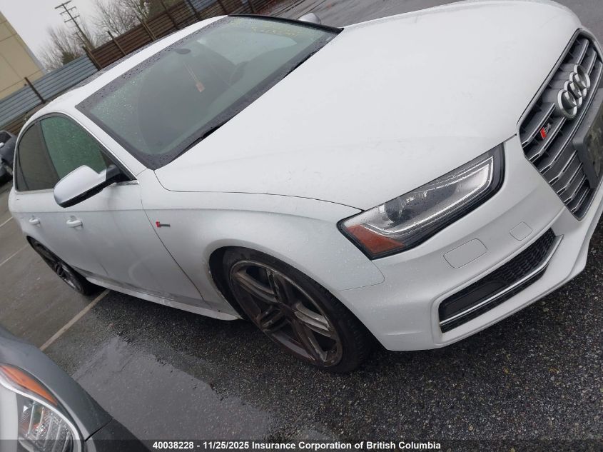 2014 Audi S4 Premium VIN: WAUFGCFL6EA071503 Lot: 40038228