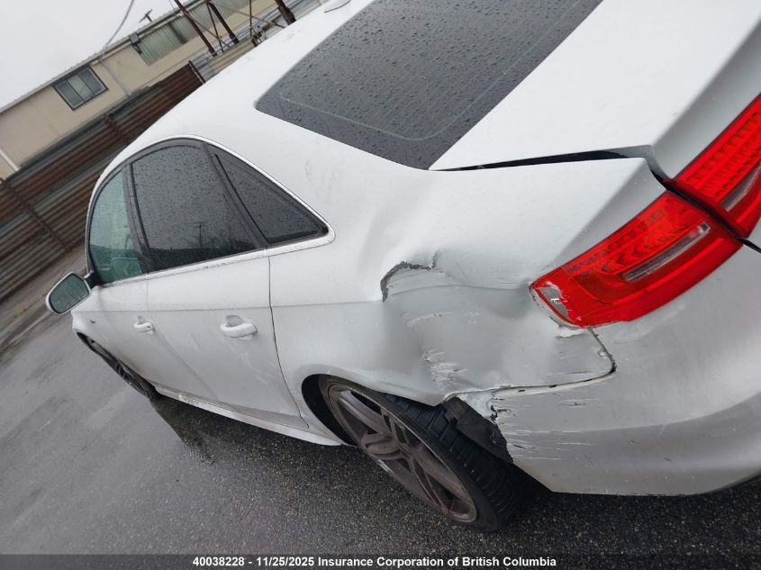 2014 Audi S4 Premium VIN: WAUFGCFL6EA071503 Lot: 40038228