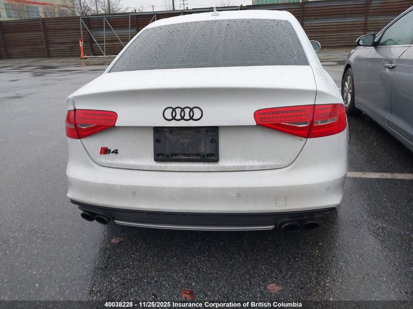 2014 Audi S4 Premium VIN: WAUFGCFL6EA071503 Lot: 40038228