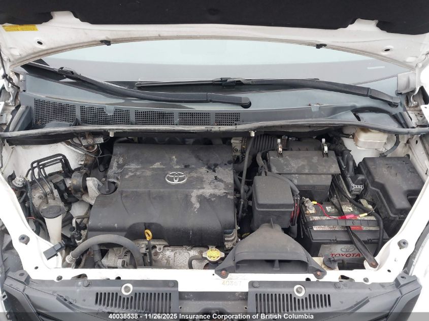 2011 Toyota Sienna VIN: 5TDZK3DC1BS028123 Lot: 40038538