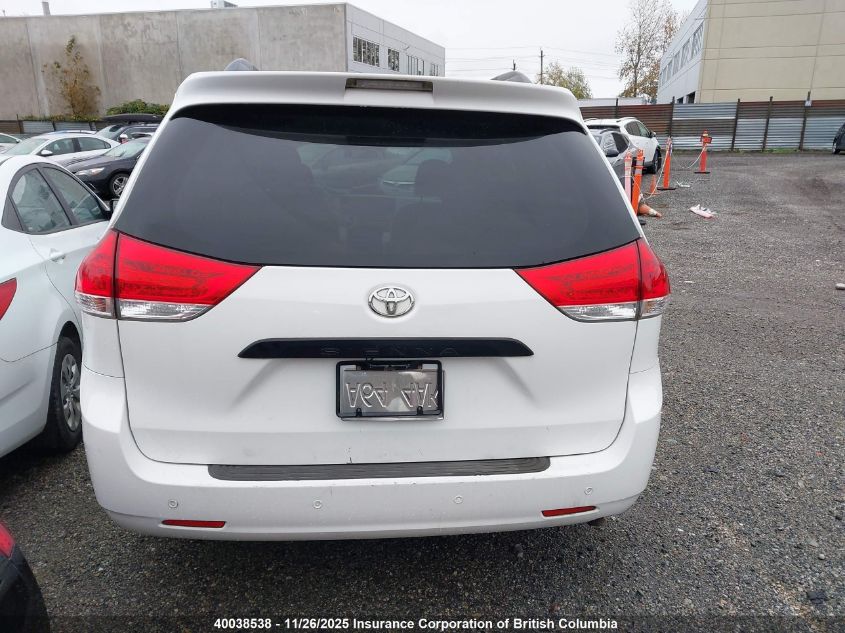 2011 Toyota Sienna VIN: 5TDZK3DC1BS028123 Lot: 40038538