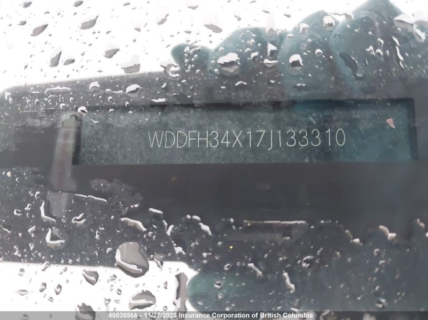 2007 Mercedes-Benz B200 VIN: WDDFH34X17J133310 Lot: 40038566