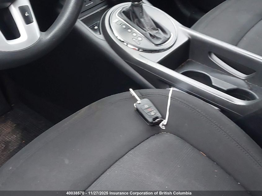 2013 Kia Sportage Lx VIN: KNDPB3A2XD7510914 Lot: 40038570