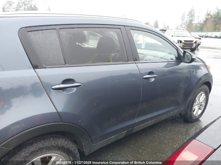 2013 Kia Sportage Lx VIN: KNDPB3A2XD7510914 Lot: 40038570