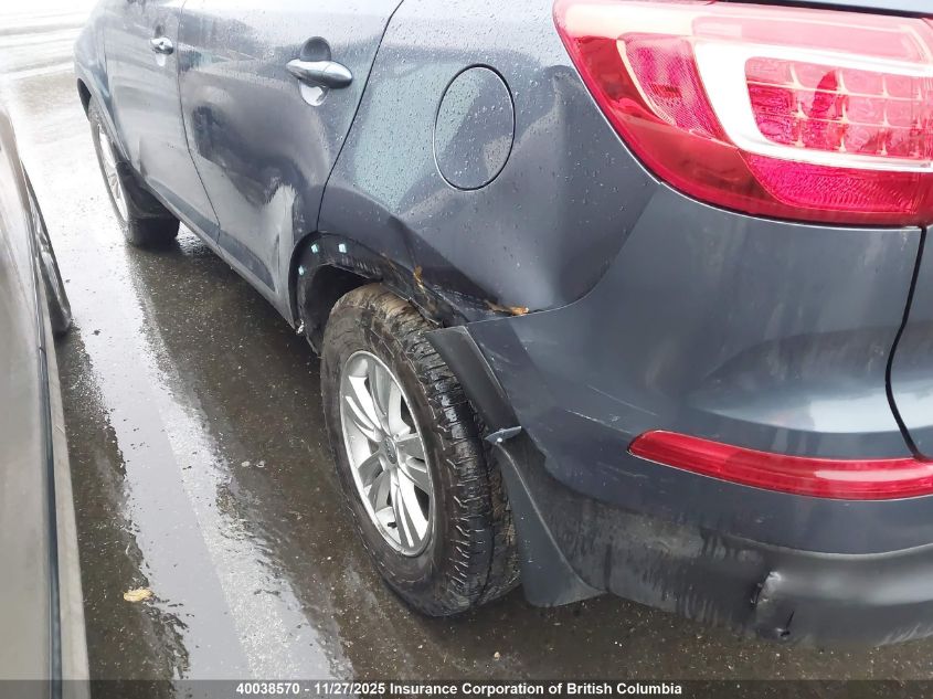 2013 Kia Sportage Lx VIN: KNDPB3A2XD7510914 Lot: 40038570