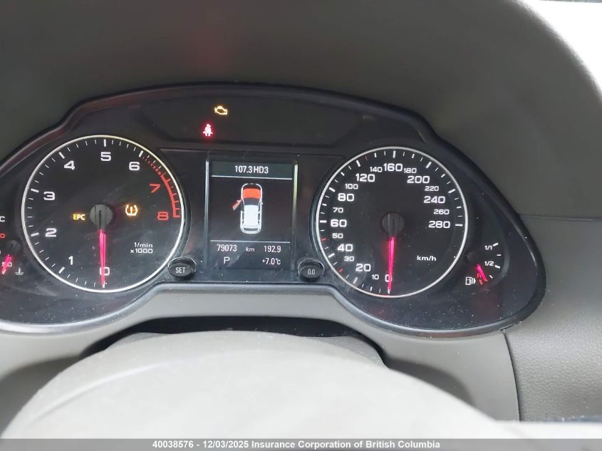 2012 Audi Q5 VIN: WA1VFCFP0CA098062 Lot: 40038576