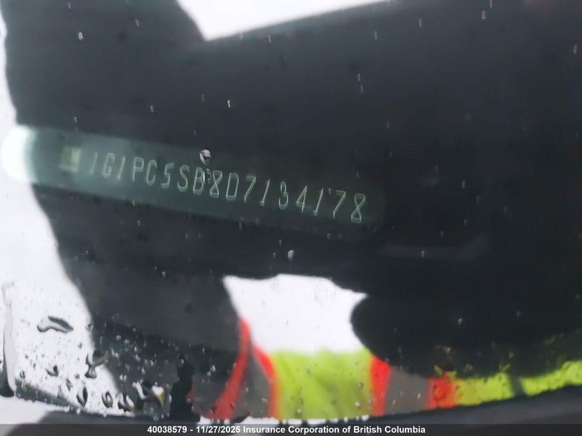 2013 Chevrolet Cruze VIN: 1G1PC5SB8D7134178 Lot: 40038579