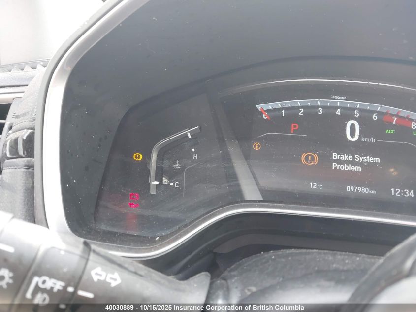 2019 Honda Cr-V Touring VIN: 2HKRW2H99KH135259 Lot: 40030889