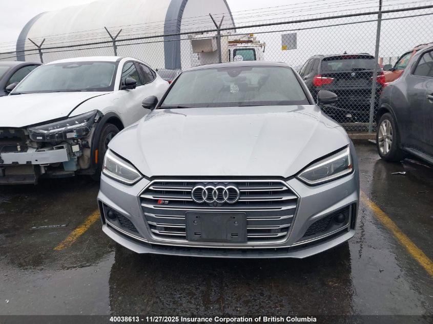 2018 Audi S5 VIN: WAUC4CF5XJA075318 Lot: 40038613