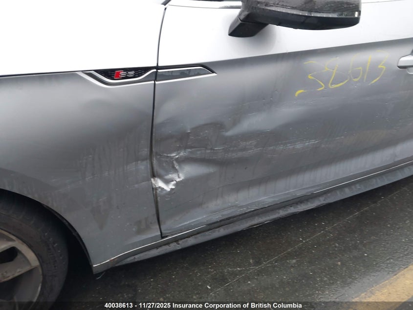 2018 Audi S5 VIN: WAUC4CF5XJA075318 Lot: 40038613