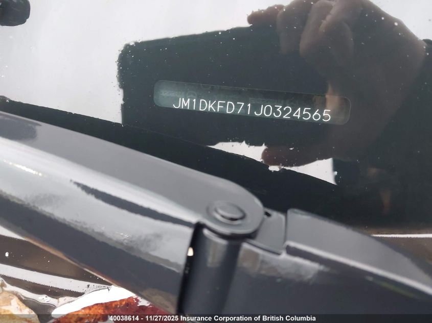 2018 Mazda Cx-3 VIN: JM1DKFD71J0324565 Lot: 40038614