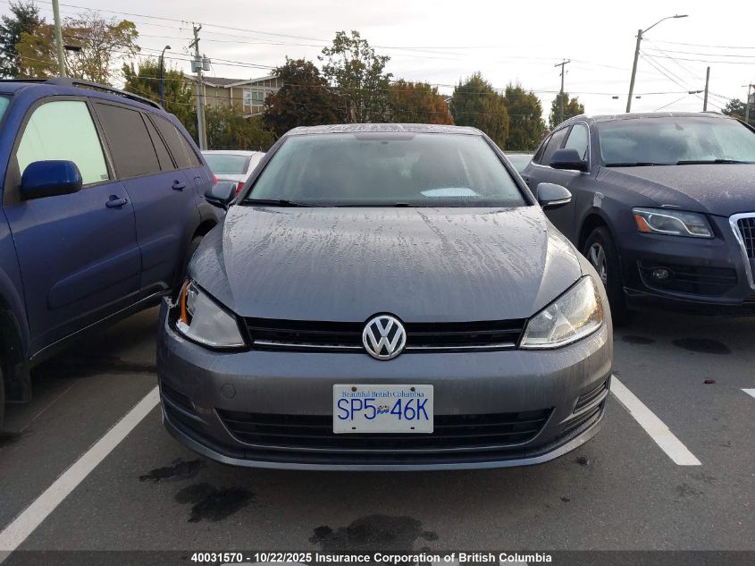 2016 Volkswagen Golf S/Se/Sel VIN: 3VW217AU4GM048413 Lot: 40031570