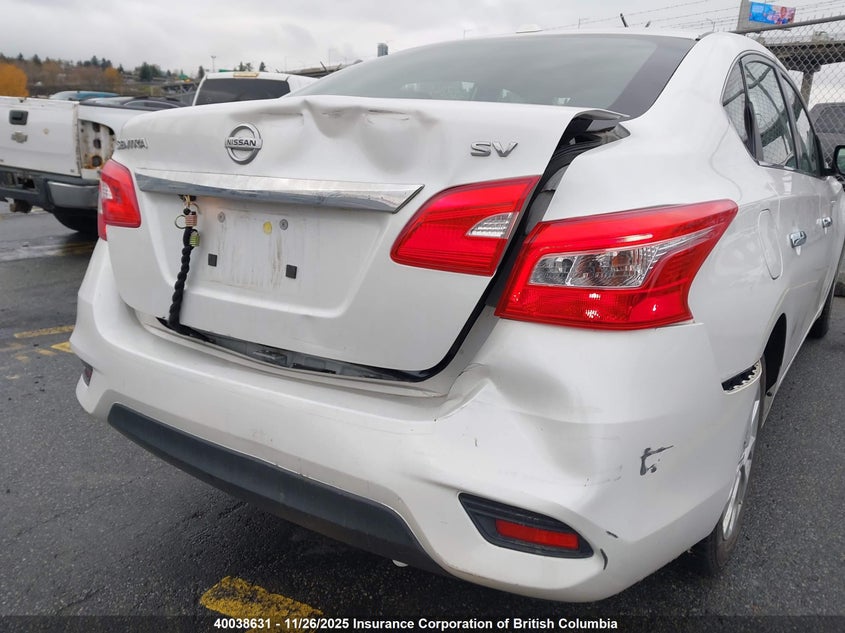 2018 Nissan Sentra S/Sv/Sr/Sl VIN: 3N1AB7APXJY245630 Lot: 40038631