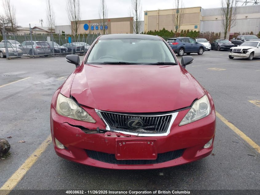 2009 Lexus Is 350 VIN: GSE212017523 Lot: 40038632