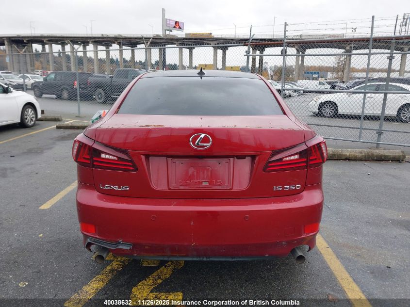 2009 Lexus Is 350 VIN: GSE212017523 Lot: 40038632