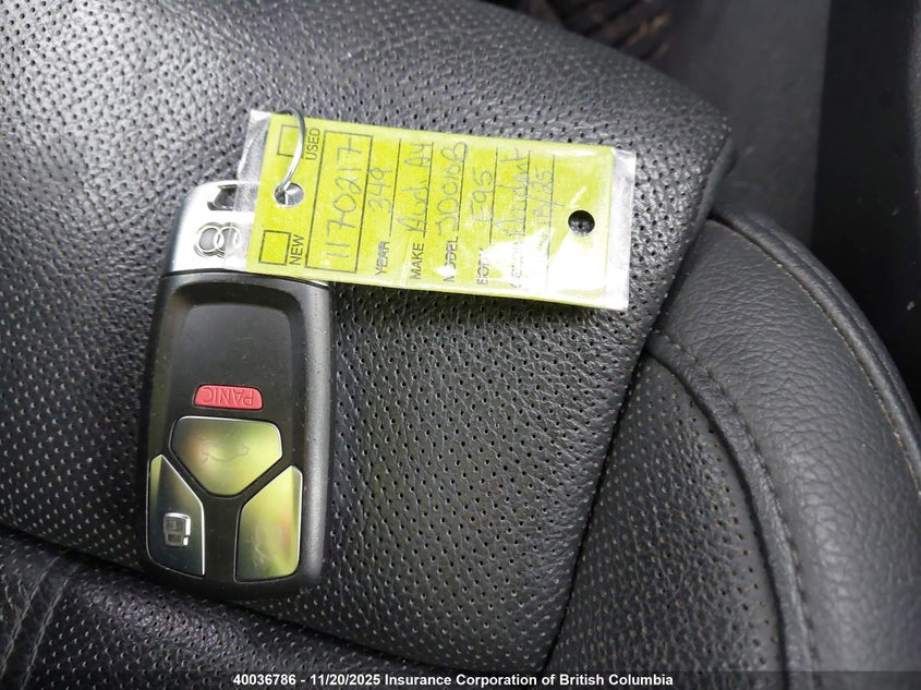 2017 Audi A4 Premium Plus VIN: WAUENAF4XHN066610 Lot: 40036786