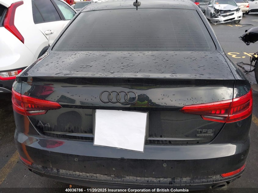 2017 Audi A4 Premium Plus VIN: WAUENAF4XHN066610 Lot: 40036786